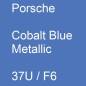 Preview: Porsche, Cobalt Blue Metallic, 37U / F6.